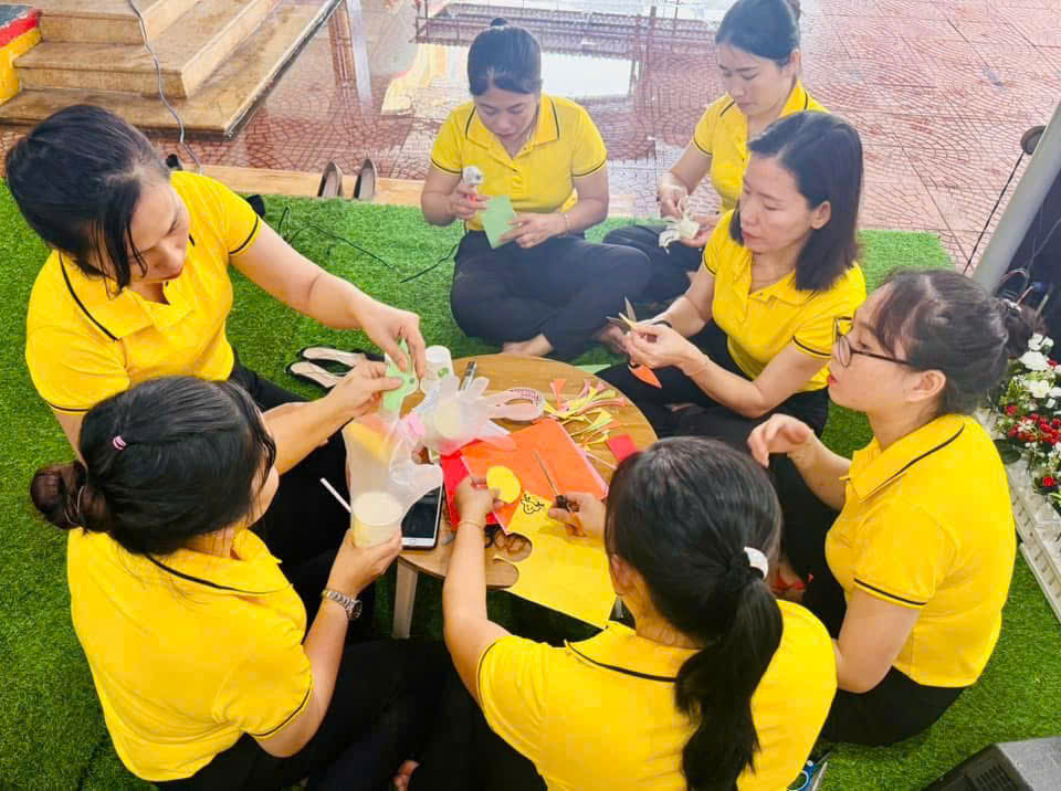 Trường Sao Biển đang thiết kế đồ dùng
