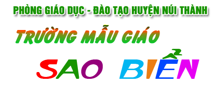 Website trường Mẫu giáo Sao Biển - Núi Thành - Quảng Nam